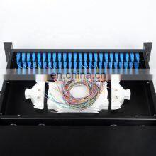 2U 19'' Sliding Type Rackmount Fiber Optic 48 Port Optical Cable SC 48 Core Drawer Type Terminal Box thumbnail-4