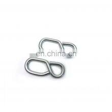 JRSGS Customized High Quality Rope Wire 8 Shaped Hook Steel Snap Hook Carabiner Rigging Hardware Hammock Hook