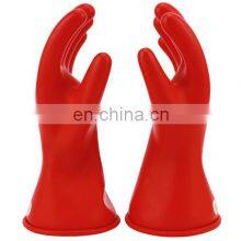 Class 00 0.5KV Long Low Voltage Electric Worker Safety Hand Protection Latex Rubber Insulating Gloves thumbnail-3