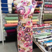 Fashion New Flower Design Digital Kids Printed Poplin Cotton Fabrics