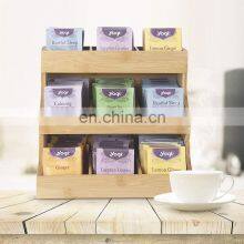 Nature Bamboo Friendly Environment Good Quality Tea Bags Storage Organizer Kitchen Storage Organizer thumbnail-4