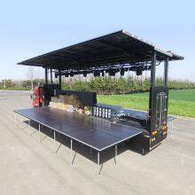 HUAYUAN S455 With Lights and Sound Outdoor Event Podium Concert Stage Truck thumbnail-3