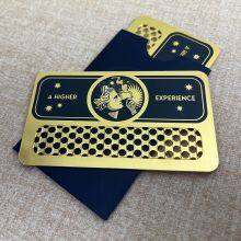 Custom Stainless Steel Metal Grinder Card Gold