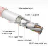 Original MFI Fabric Braided Cell Phone Data Cable Round Usb Cables thumbnail-6