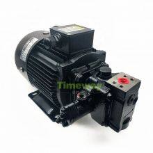 Hydraulikölpumpe UVN-Serie Flügelzellenpumpe verbindet sich mit Motoren UVN-1A-2A4-2.2-4-11 Hydraulikaggregat Elektromotor-Einheit thumbnail-3