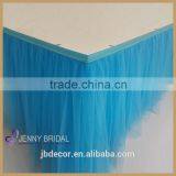 TC091(5) Elegant Wedding Party Decorations White Tulle Table Skirt thumbnail-5