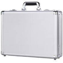 Professional Aluminum Briefcase - Premium Business Storage Solution With Secure Combination Lock, Ergonomic Handle System thumbnail-1