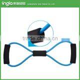 Hot Sale Women Yoga Training Band Tube Body Building Fitness Sport Pull Rope thumbnail-4