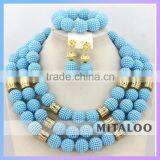 Mitaloo New Arrival Jewelry Set African Beads Jewelry Sets For Wedding Party MT0001 thumbnail-3