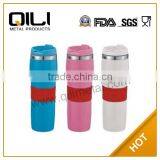 Hot Sell Customized 16oz Stainless Steel Tumbler Auto Travel Mug thumbnail-1