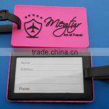 Luggage Bag Travel Tag With 3D Airplane Effect , Air Plane Rubber Baggage Name Tag thumbnail-2