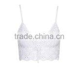 2016 Women Hand Crochet Tie-Front Bralet HSS3038 thumbnail-1