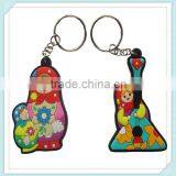 Custom Made Pvc Cartoon Character Keychain Gifts