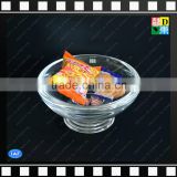 2016 clear round acrylic serving decorative gift fruits/candy/cookies trays display
