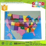 Map Puzzles Assembling Toys NEW USA Puzzle Map Promotional Wooden Toys                        
                                                Quality Choice