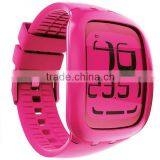 2015 Hot Seller Silicone Bracelet Cheap Digital Watch Red