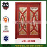 Chinese Curving Classic Wooden Glass Door thumbnail-2
