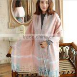 Custom Made Cotton Voile Big Suqare Shawl Scarf for Ladies thumbnail-3