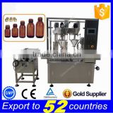 Hot sell in Russia PLC controlled auto vial powder filling and sealing machine