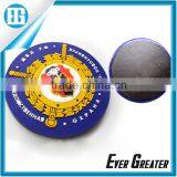 Custom Fridge Magnet Price Cheap,round Soft Pvc Emblems Fridge Magnets