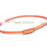 Fashion PU Belt With Stone Attached Buckle in 1cm Width thumbnail-4