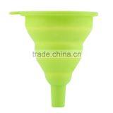 High Quality 1pc New Mini Silicone Gel Foldable Collapsible Style Funnel Hopper Kitchen Cooking Tools thumbnail-4