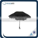 Windproof Black Fabric EVA Long Handle Straight Umbrella