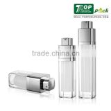 TOPFEELPACK Airless Bottle with Pump Sprayer 15ml 30ml 50ml