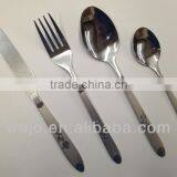 Sanding Stainless Steel Silverware Set thumbnail-1
