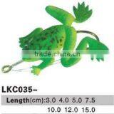 SOFT PLASTIC FROG BAIT FISHING LURE thumbnail-1