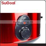 Red Outer Body Ceramic Slow Cooker With GS ROHS Certs thumbnail-4