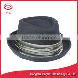 Wool Felt Pork Pie Hat With Curling Brim thumbnail-3