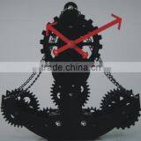 Decorative Moving-gear Wall Mounted Clock thumbnail-1