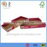 Fashion Design Offset Printing Corrugated Trays For Toy Packaging