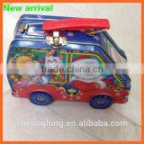 Car Shape Tin Box With Handle thumbnail-1