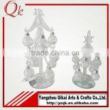 Good Quality Dismountable Balls Decorated Glass Christmas Tree