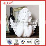 Personalized Polyresin angel statue for home decoration