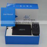 RK3368 octa core android smart tv box k8 with 1080P HD video decoding