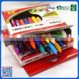 2016 Wholesale 24 Colors Wax Crayons in Paper Box Customized Logo Printed Crayons thumbnail-4