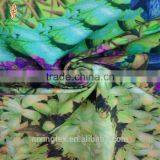 Flower Digital Printing Jersey Fabric Breathable Sportwear Fabric Women Dresses thumbnail-2