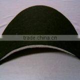 Black and Gray Needle Punched Fabric With 100% Polyester thumbnail-1