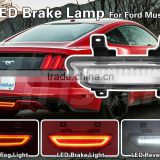 Euro Style Clear Lens 3-IN-1 LED Rear Fog Light Brake/Reverse Light For 2015-up Ford Mustang
