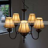 American Rural Style Edison Droplight Special Antique Forging Lamp 5 Head Chandeliers thumbnail-3