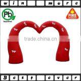 Delicate Customized Loving Heart Inflatable Heart Arch