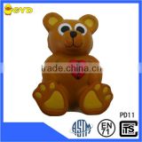 PU reliver stress brown bear toy