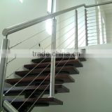 stainless steel cable railing for the stair wire railing