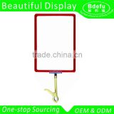 Removable advertising display plastic frame POP holder