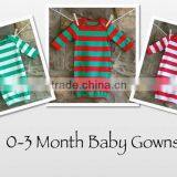 100% Cotton Christmas Pajamas Infant Baby Gowns thumbnail-2