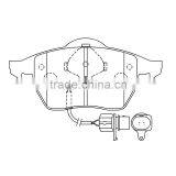 D915-7796 FDB1765 Brake Pads for VW Magotan EOS Passat Auto Car Brake Pads Supplier for AUDI A3 A6L thumbnail-1