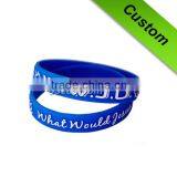 Custom Laser Engraved Silicone Wristbands Rubber Bracelet thumbnail-1